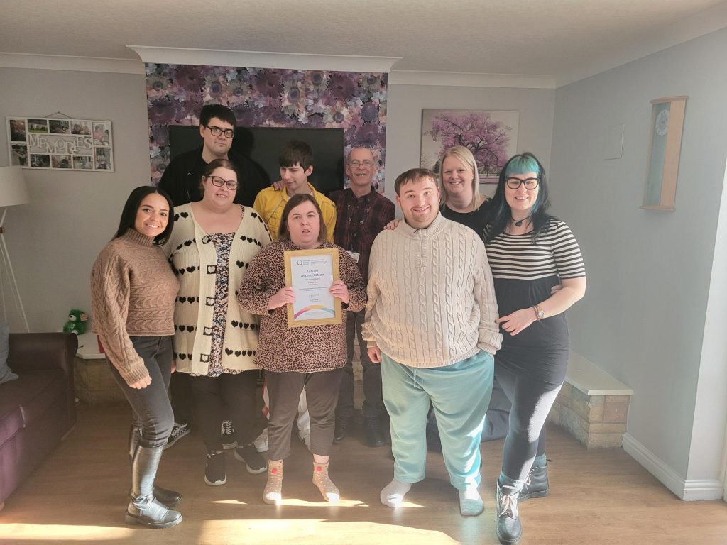 The Cedars team with their certificate
